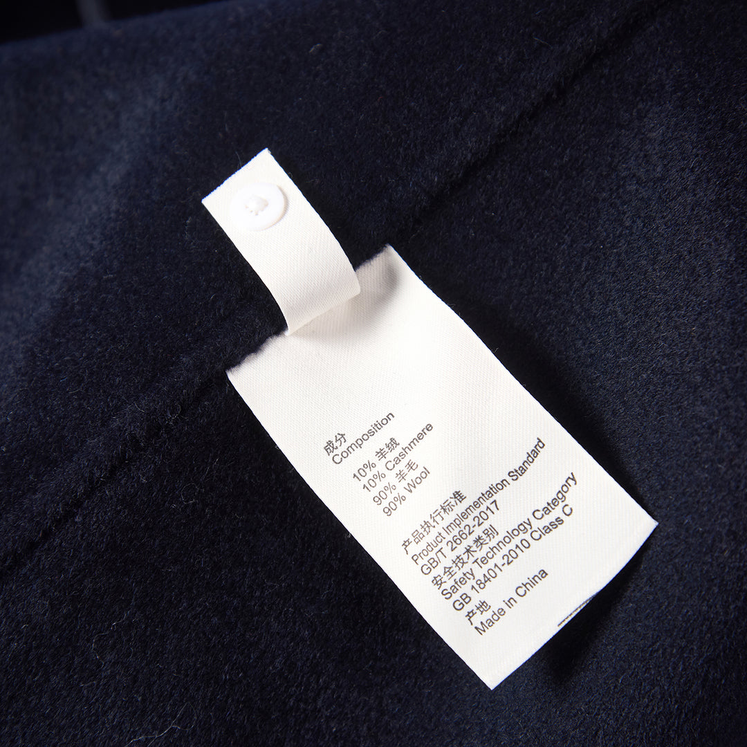 10% Cashmere Belted Long Coat – Elegant Wrap Winter Coat SCT604