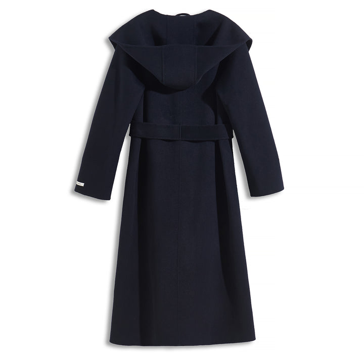 10% Cashmere Belted Long Coat – Elegant Wrap Winter Coat SCT604