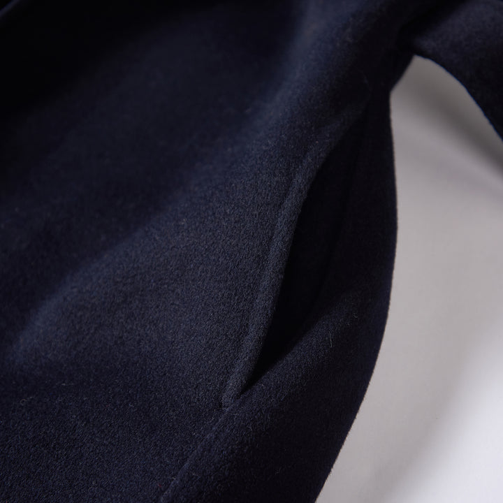 10% Cashmere Belted Long Coat – Elegant Wrap Winter Coat SCT604