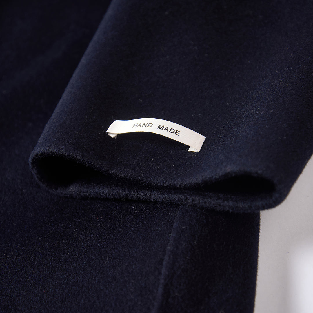 10% Cashmere Belted Long Coat – Elegant Wrap Winter Coat SCT604