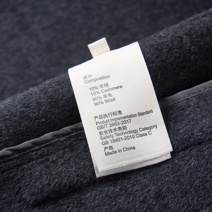 Sumirel Premium Cashmere Wool Funnel Neck Peacoat for Women SCT609