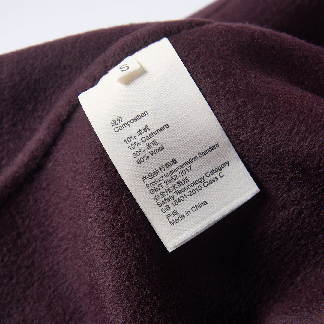 Sumirel Luxury Cashmere Wool Wrap Coat with Adjustable Belt SCT608